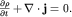 $frac{partialrho}{partial t}+nablacdot{bf j}=0.$