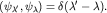 $(psi_{lambda'},psi_{lambda})=delta(lambda'-lambda).$