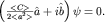 $left(frac{ lt C gt }{2 lt a^2 gt }hat a+ihat bright)psi=0.$