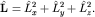 $hat{bf L}=hat L_x^2+hat L_y^2+hat L_z^2.$